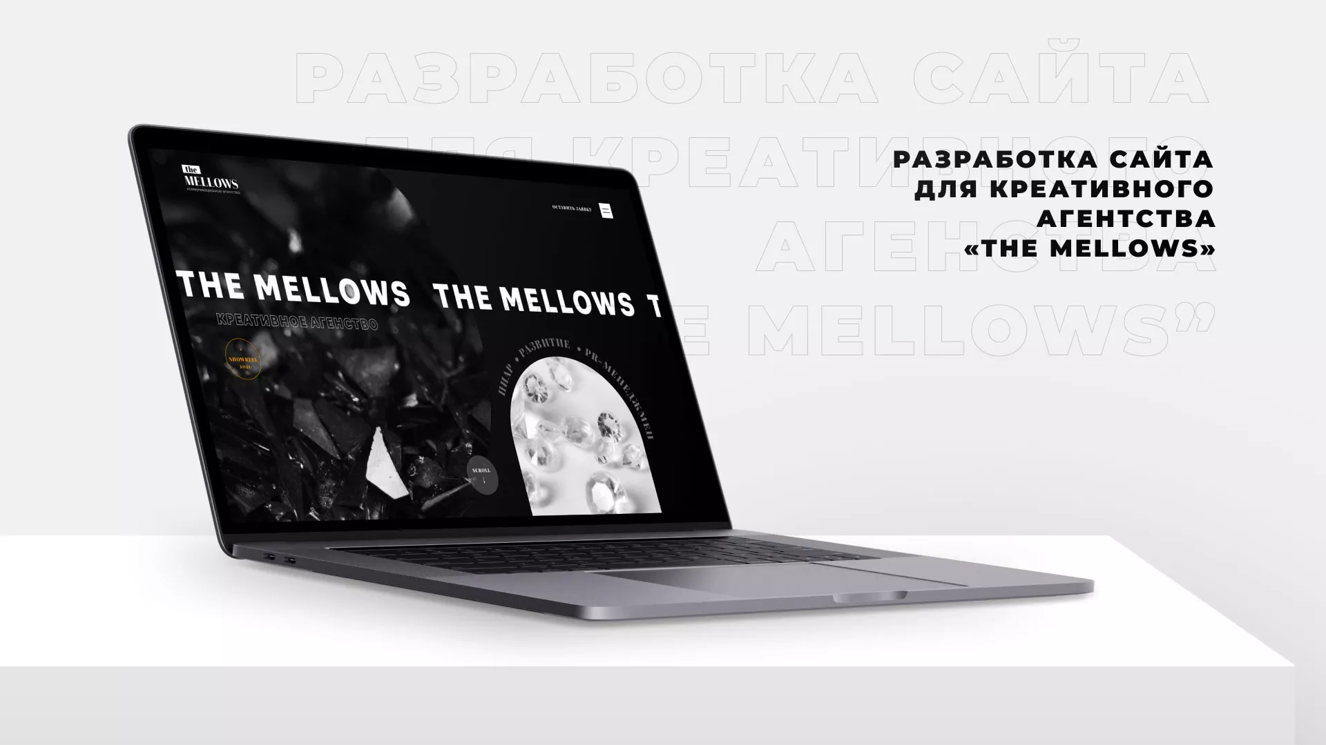 Разработка сайта креативного агентства «The Mellows» в Новомичуринске