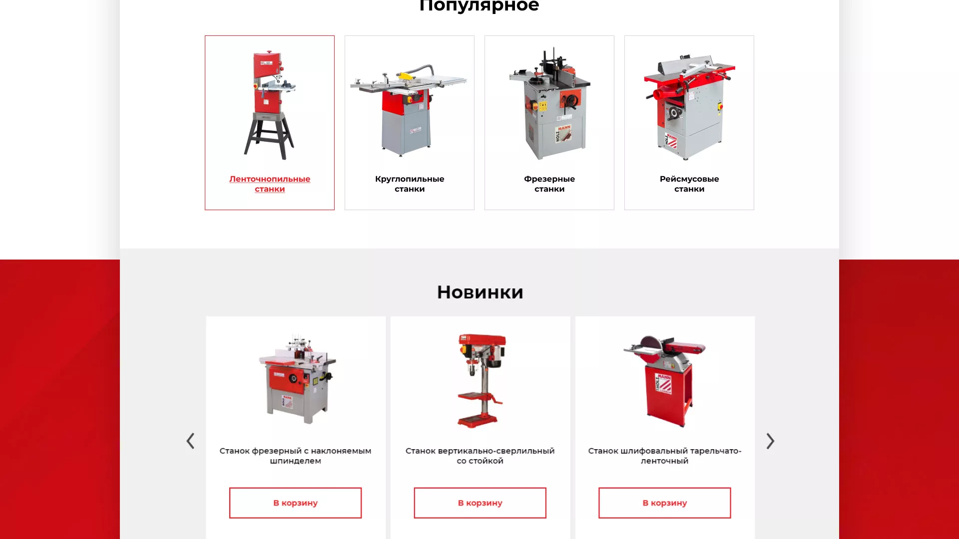 Создание сайта компании «HOLZMANN Maschinen GmbH» в Новомичуринске